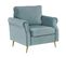 Velours Fauteuil Vert Menthe Vietas