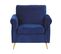 Velours Fauteuil Bleu Marine Vietas