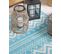 Tapis Extérieur Au Motif Zigzag Turquoise 120 X 180 Cm Nagpur