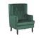 Velours Fauteuil Vert Foncé Sandset