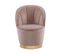 Velours Fauteuil Beige Alby