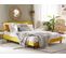 Lit Double En Velours Jaune 180 X 200 Cm Fitou