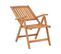 Lot De 2 Chaises De Jardin Naturelles Avec Coussins Blanc Cassé Java