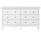 Commode Blanche 6 Tiroirs Winchester