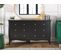 Commode Noire 6 Tiroirs Winchester