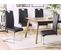 Chaise De Salle à Manger Set De 2 Cuir Pu Noir Picknes