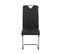 Chaise De Salle à Manger Set De 2 Cuir Pu Noir Picknes