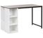 Table De Bureau 120 X 60 Cm Bois Foncé Dese