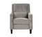 Fauteuil Velours Gris Egersund