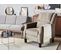 Fauteuil Velours Taupe Egersund