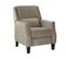 Fauteuil Velours Taupe Egersund