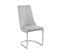 Chaise En Porte-à-faux Set De 2 Velours Gris Altoona