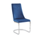 Chaise En Porte-à-faux Set De 2 Velours Bleu Marine Altoona