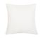 Lot De 2 Coussins Coton Blanc Ruscus 45 X 45 Cm