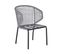 Lot De 2 Chaises De Jardin Grises Palmi