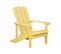 Chaise De Jardin Bois D'ingénierie Jaune Adirondack