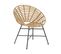 Lot De 2 Chaises De Jardin Naturelles Acerra