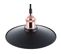 Lot De 3 Lampes Suspensions Noires Et Cuivrées Swift S