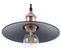 Lot De 3 Lampes Suspensions Noires Et Cuivrées Swift S