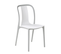 Lot De 4 Chaises De Jardin Blanc Et Gris Clair Spezia