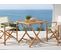 Table De Jardin En Bambou 70 X 70 Cm Molise