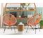 Chaise De Jardin Set De 2 Orange Acapulco