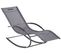 Chaise Longue Métal Gris Carano Ii