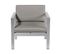 Chaise De Jardin Métal Gris Foncé Salerno