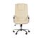 Fauteuil Massant Cuir Pu Beige Grandeur