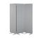 Cloison Amovible De Bureau 184 X 184 Cm Gris Clair Standi