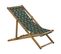 Chaise Longue Bois Marron Clair Anzio