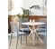 Lot De 4 Chaises De Jardin Bleues Sersale