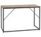 Table De Bureau 120 X 55 Cm Bois Foncé Pembro