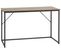 Table De Bureau 120 X 55 Cm Bois Foncé Pembro