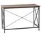 Table De Bureau 115 X 60 Cm Bois Foncé Futon