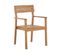 Lot De 6 Chaises De Jardin Bois Clair Fornelli