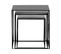 Lot De 3 Tables Noires Waldo