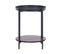 Table D'appoint Avec Plateau Noir/bois Sombre Borden