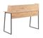 Table De Bureau 120 X 59 Cm Bois Clair Gorus