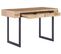 Table De Bureau 120 X 55 Cm Bois Clair Vida