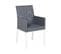 Lot De 4 Chaises De Jardin Grises Bacoli