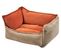 Lit Pour Chien Reversible 50 X 35 Cm Orange Et Beige Izmir