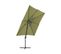 Parasol En Porte-à-faux Vert 2,45 X 2,45 M Monza Ii