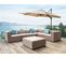 Parasol En Porte-à-faux Taupe D 2,95 M Savona Ii