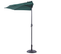 Parasol De Jardin Semi-circulaire 270 Cm Vert Galati