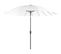 Parasol De Jardin D 2.55 M Beige Clair Baia