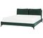 Lit Double En Velours Vert 180 X 200 Cm Melle