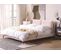 Lit Double En Velours Rose 160 X 200 Cm Melle