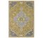 Tapis En Laine Jaune Et Bleu 160 X 230 Cm Mucur