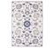 Tapis De Laine Beige Et Bleu 140 X 200 Cm Kumru